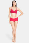Amante Padded Wired Full Coverage T-Shirt Bra - Persian Red — thumbnail 5